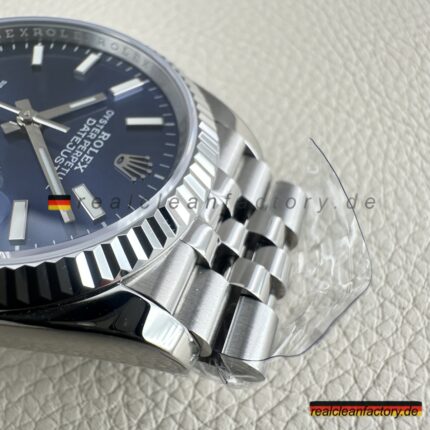 Rolex Datejust 126234-0017 | Blaues Zifferblatt | Jubilee-Armband | Weiße Gold-Lünette