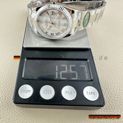 Rolex Datejust 126234-0026 | White Roman Dial | Super Clone Clean Factory