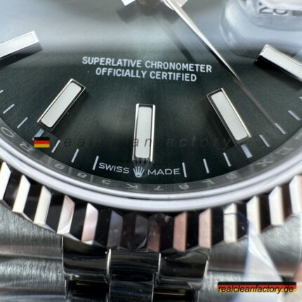 Rolex Datejust 126234-0051 | Grünes Zifferblatt & Weißgold-Lünette | Clean Factory Super Clone