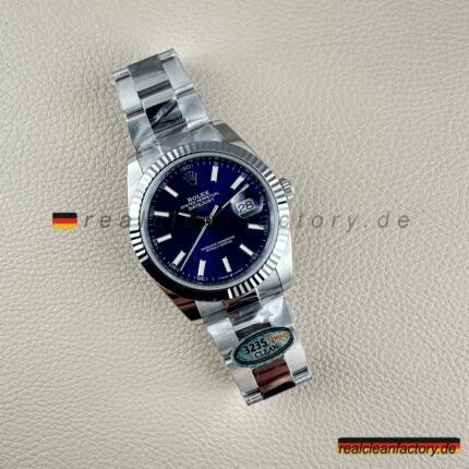 Rolex Datejust 126334-0001 Blaues Zifferblatt Weißgold Super Clone – Clean Factory Replica