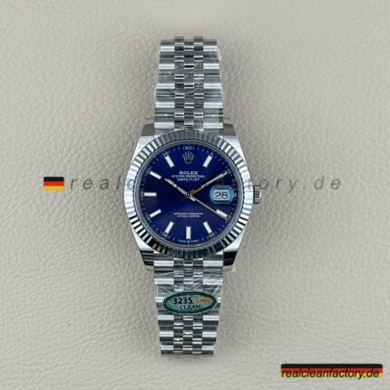 Rolex Datejust 126334-0002 Blaues Zifferblatt Weißgold Replica – Clean Factory Super Clone Qualität