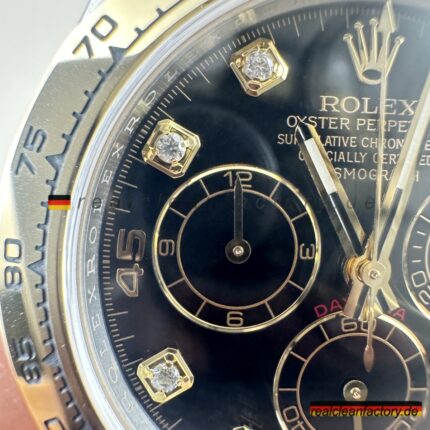 Rolex Daytona 116503 Schwarzes Diamant-Zifferblatt – Clean Factory Super Clone V3