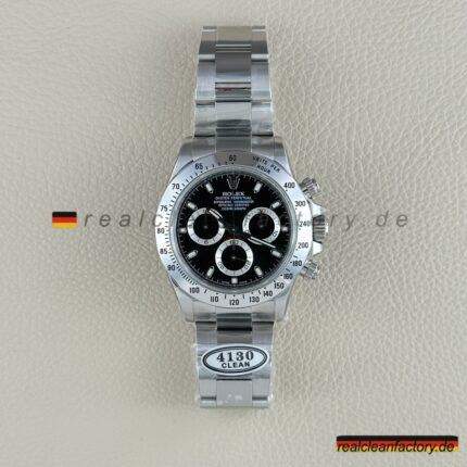 Rolex Daytona 116520-0015 Schwarzes Zifferblatt – Clean Factory Super Clone Replik