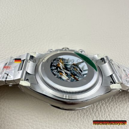 Clean Factory Rolex Daytona 126500LN-0001 Panda | Weißes Zifferblatt Schwarze Subdials | 4131 Uhrwerk | Perfektes Schneckenmuster