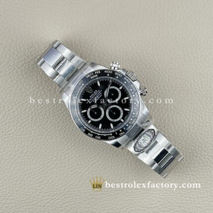 Clean Factory Rolex Daytona 126500LN-0002 Schwarzes Zifferblatt | Schwarze Keramiklünette | 4131 Uhrwerk | Stealth Luxus