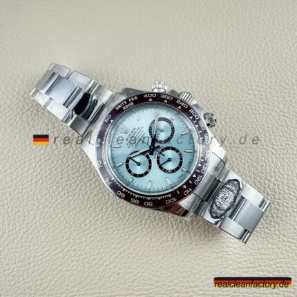 Clean Factory Rolex Daytona 126506-0001 Super Clone – Ice Blue Zifferblatt & Sichtboden