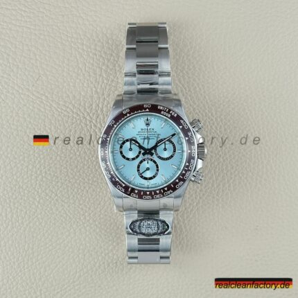 Clean Factory Rolex Daytona 126506-0001 Super Clone – Ice Blue Zifferblatt & Sichtboden