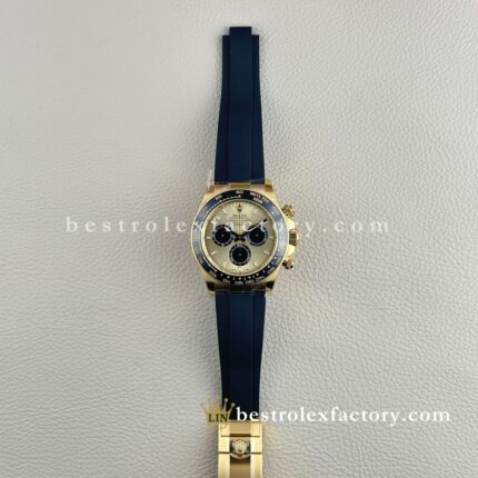 Clean Factory Rolex Daytona 126518LN-0012 Champagner Zifferblatt – Dandong 4131 Uhrwerk | Gelbgold