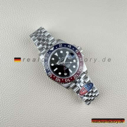 Clean Factory Rolex GMT Master II 126710BLRO-0001 | V3 Pepsi | Jubilee Armband