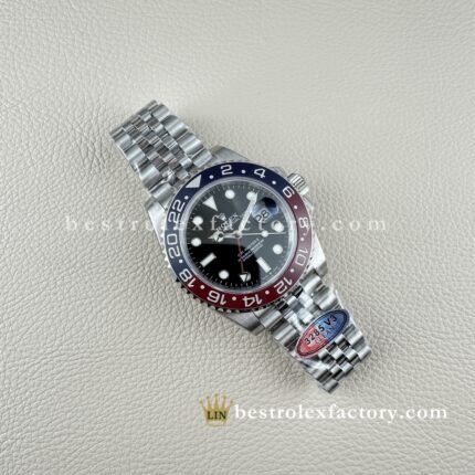 Clean Factory Rolex GMT Master II 126710BLRO | V3 Pepsi | Oyster Armband