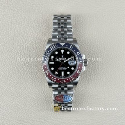 Clean Factory Rolex GMT Master II 126710BLRO | V3 Pepsi | Oyster Armband