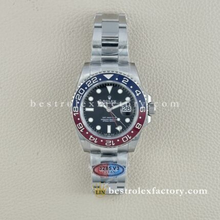 Clean Factory Rolex GMT Master II 126710BLRO | V3 Pepsi Lünette | 904L Stahl