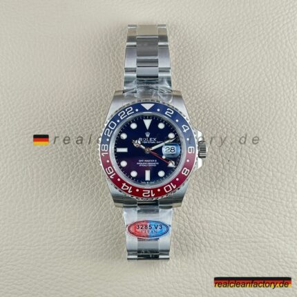 Clean Factory Rolex GMT Master II 126719BLRO | Weißgold Pepsi | Blaues Zifferblatt