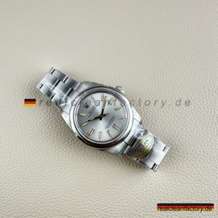 Clean Factory Rolex Oyster Perpetual 124300-0001 Silber Zifferblatt Super Clone 41mm