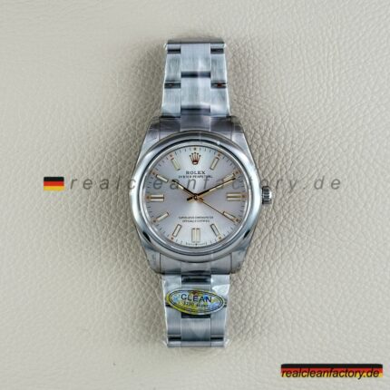 Clean Factory Rolex Oyster Perpetual 124300-0001 Silber Zifferblatt Super Clone 41mm