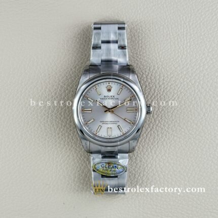 Clean Factory Rolex Oyster Perpetual 124300-0001 41mm Silver Dial 904L Steel super clone 3230 Movement