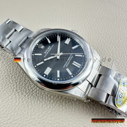 Clean Factory Rolex Oyster Perpetual 124300-0002 Schwarz Zifferblatt Super Clone 41mm