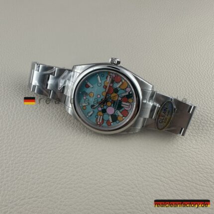 Clean Factory Rolex Oyster Perpetual 124300-0008 Celebration Dial Super Clone 41mm