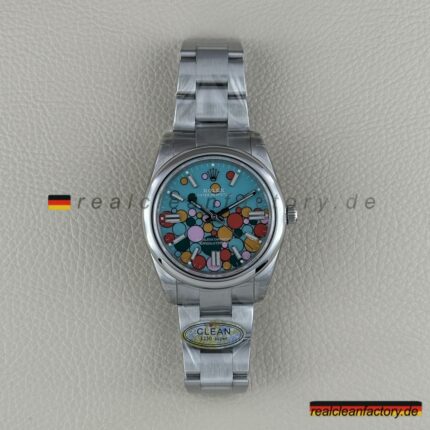 Clean Factory Rolex Oyster Perpetual 124300-0008 Celebration Dial Super Clone 41mm