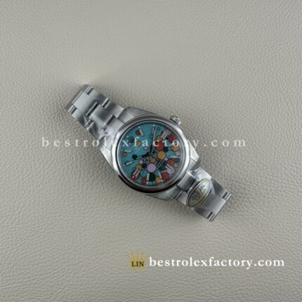 Clean Factory Rolex Oyster Perpetual 124300-0008 41mm Celebration Dial 904L Steel super clone 3230 Movement