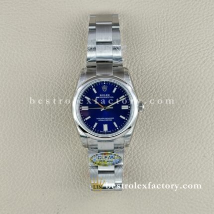 Clean Factory Rolex Oyster Perpetual 126000-0003 36mm Blue Dial 904L Steel super clone 3230 Movement