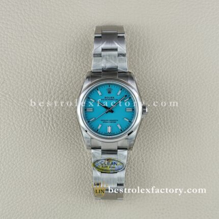 Clean Factory Rolex Oyster Perpetual 126000-0006 36mm Tiffany Blue Dial 904L Steel super clone 3230 Movement