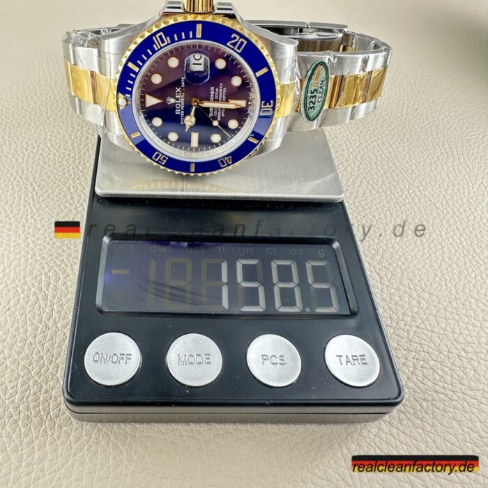 Clean Factory Bluesy 126613LB – Gewichtsaufnahme des abgebildeten Exemplars