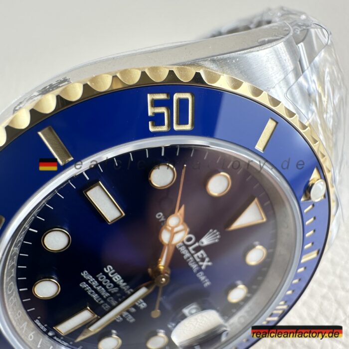 Clean Factory Bluesy 126613LB – Lünettenziffern und geriffelter Rand