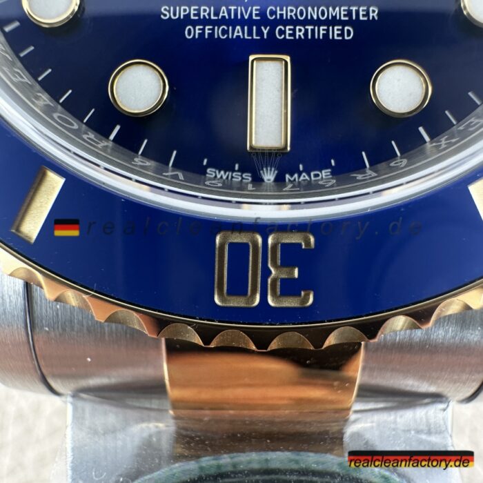 Clean Factory Bluesy 126613LB – Sechs-Uhr-Detail und Minuterie