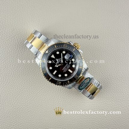 Clean Factory Rolex Submariner 126613LN | 41mm Zweifarbig Schwarzes Zifferblatt | Beste Replica Uhr