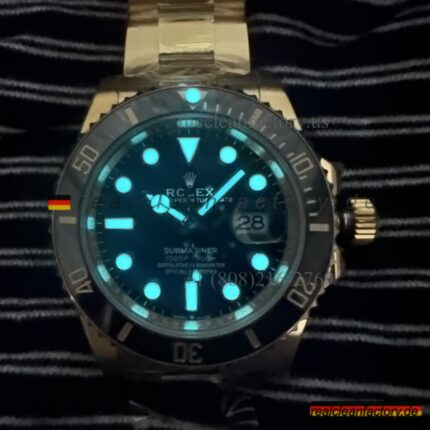 Clean Factory Rolex Submariner 126618LN | 41mm Vollgold Schwarzes Zifferblatt | Premium Replica Uhr