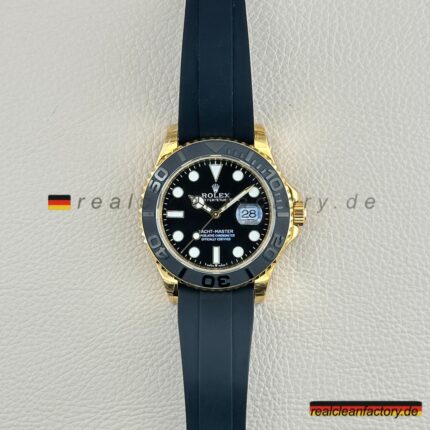 Clean Factory Rolex Yacht-Master M226658-0001 | Gelbgold 42mm Oysterflex | Premium Replica Uhr