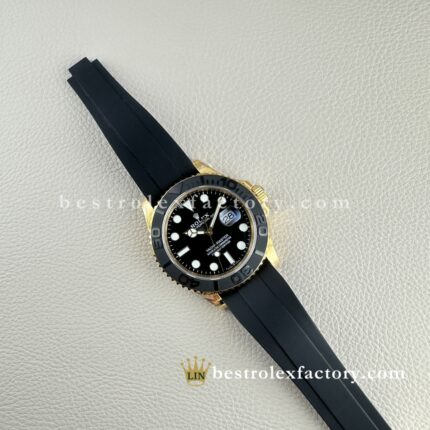 Clean Factory Rolex Yacht-Master M226658-0001 | Gelbgold 42mm Oysterflex | Premium Replica Uhr