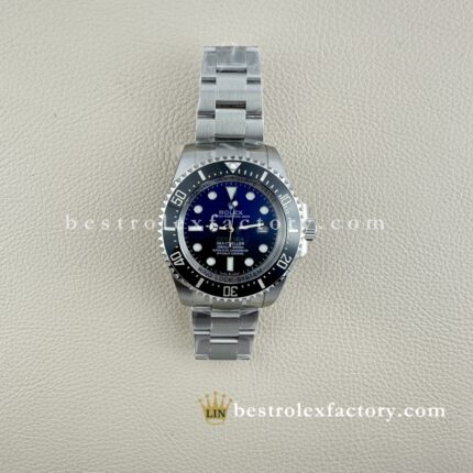 Clean Factory Rolex Deepsea D-Blue Sea-Dweller 126660-0002 James Cameron 44mm Blue-Black Dial 904L Steel Ceramic Bezel Super Clone 3235 Movement