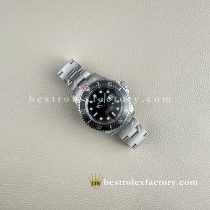 Clean Factory Rolex Red Sea-Dweller 126600-0001 43mm Black Dial 904L Steel Ceramic Bezel Super Clone 3235 Movement