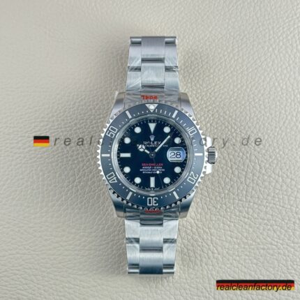 Clean Factory Rolex Sea-Dweller 126600 Rot Text Schwarz Super Clone