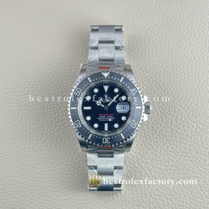 Clean Factory Rolex Red Sea-Dweller 126600-0001 43mm Black Dial 904L Steel Ceramic Bezel Super Clone 3235 Movement