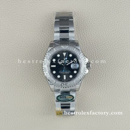 Clean Factory Rolex Yacht-Master M126622-0001 | Graues Zifferblatt Blauer Sekundenzeiger | Premium Replica Uhr