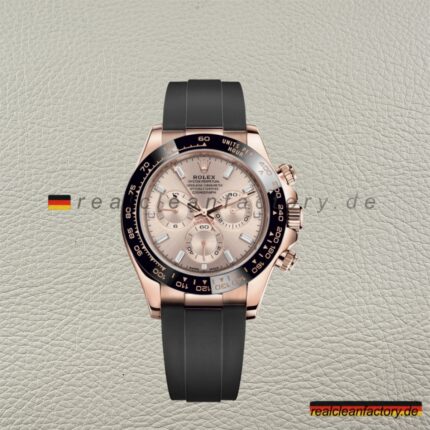 Rolex Daytona 116515LN-0061 Everose Sundust Baguette Diamanten – Clean Factory Super Clone
