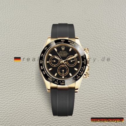 Rolex Daytona 116518LN-0035 Gelbgold Schwarz Cerachrom – Clean Factory Super Clone