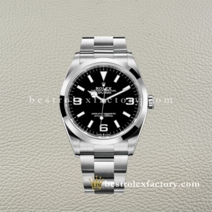 Clean Factory Rolex Explorer 124270-0001 | 36mm Black Dial | 3230 Movement | Best Explorer Replica