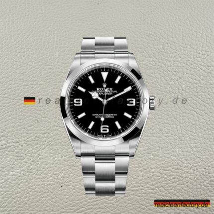 Rolex Explorer 124270 Schwarzes Zifferblatt – Clean Factory Super Clone 36mm