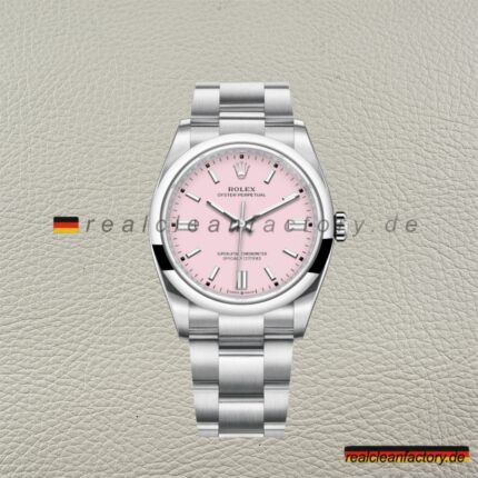 Rolex Oyster Perpetual 126000-0008 Candy Pink 36mm Clean Factory – Super Clone Replik auf höchstem Niveau
