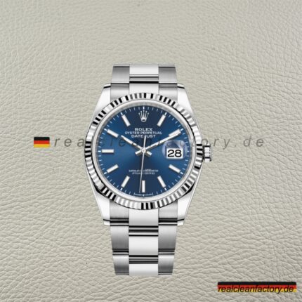 Rolex Datejust 126234-0018 – Blaues Zifferblatt – Super Clone – Clean Factory