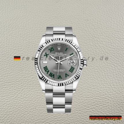 Rolex Datejust 126234-0046 Super Clone | Wimbledon Zifferblatt & Oyster Armband | Clean Factory