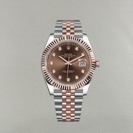 Rolex Datejust 126331-0004 Schokoladen Zifferblatt Roségold Diamant Indizes – Clean Factory Super Clone