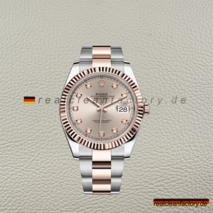 Rolex Datejust 126331-0007 Sundust Roségold Oyster – Clean Factory Super Clone Replica