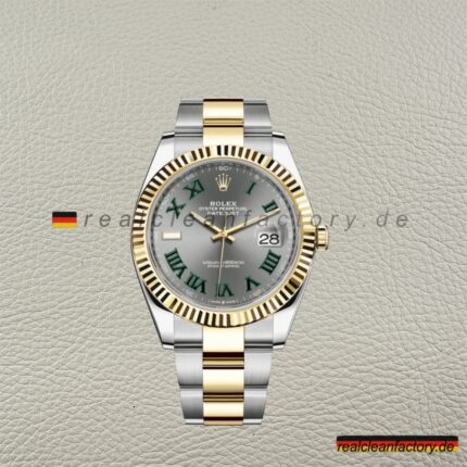 Rolex Datejust 126333-0019 Wimbledon Gelbgold Oyster – Clean Factory Super Clone Replica
