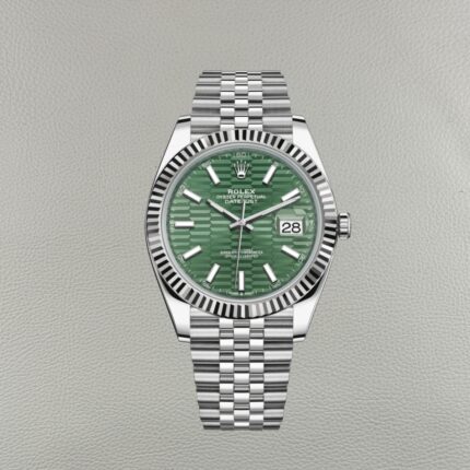 Rolex Datejust 126334-0030 Super Clone | Grünes Fluted-Muster Zifferblatt & Jubilee Armband | Clean Factory