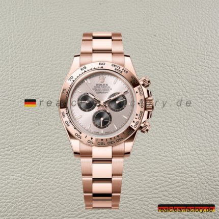 Rolex Daytona 126505-0003 Everose Gold Sundust Zifferblatt Schwarz Subdials Clean Factory Super Clone